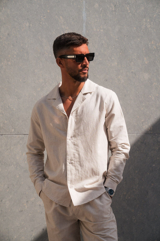 Sand Linen L/S Shirt