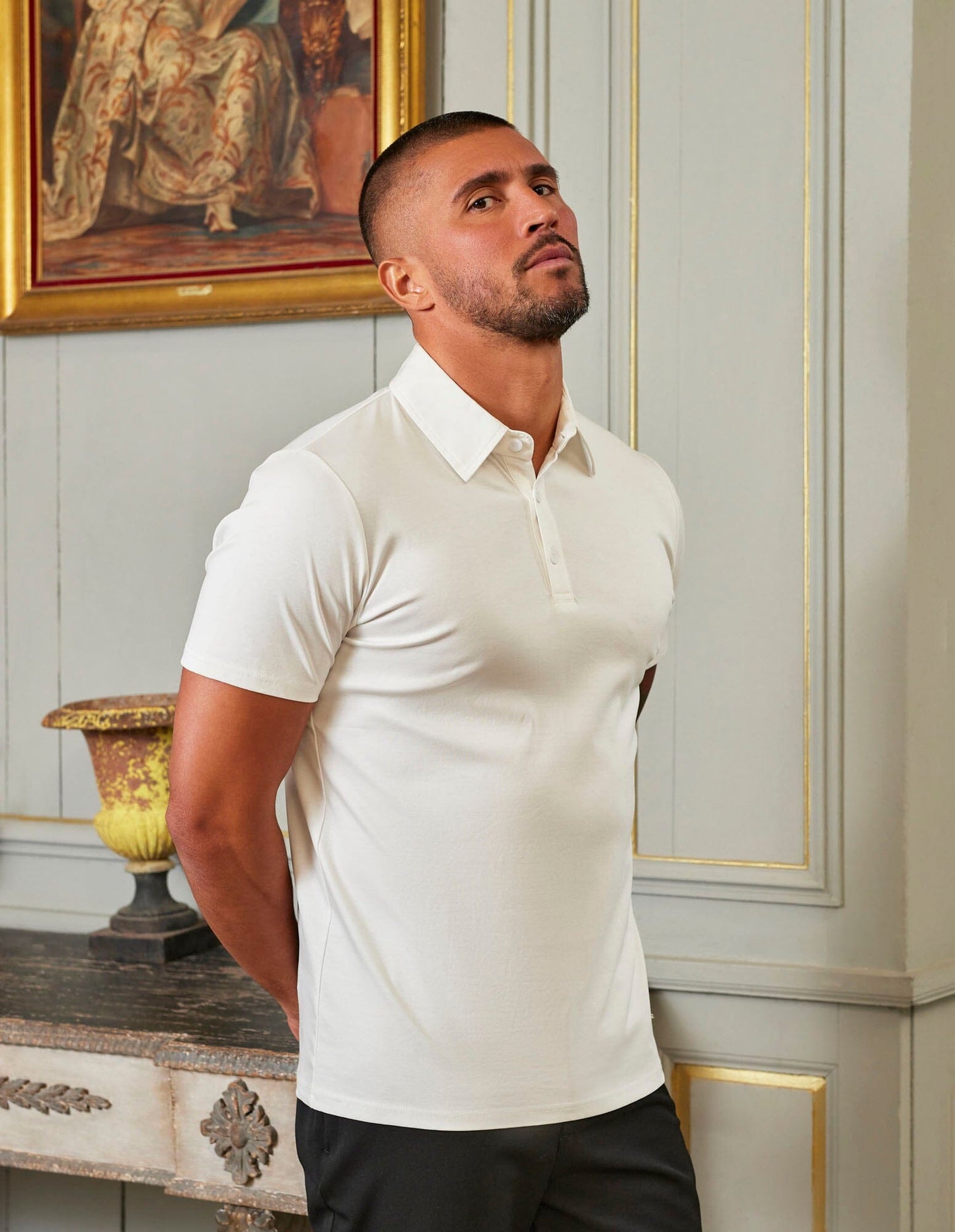 White Dove S/S Polo