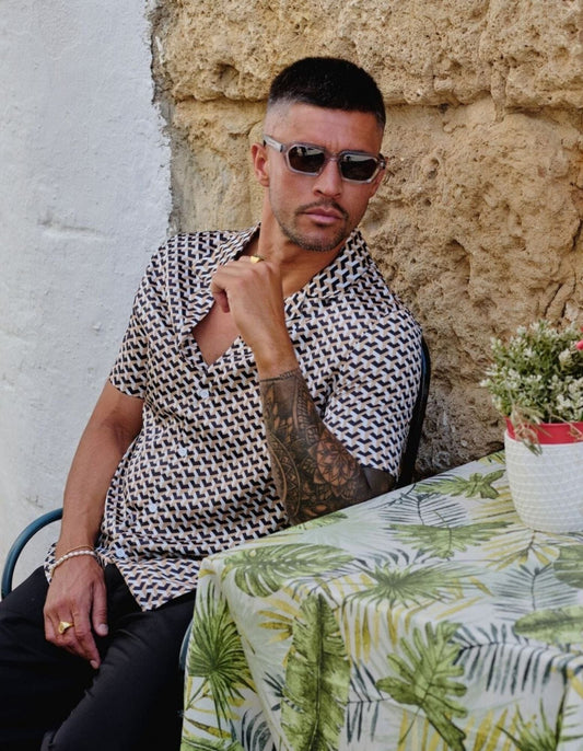 Champagne S/S Mono Shirt