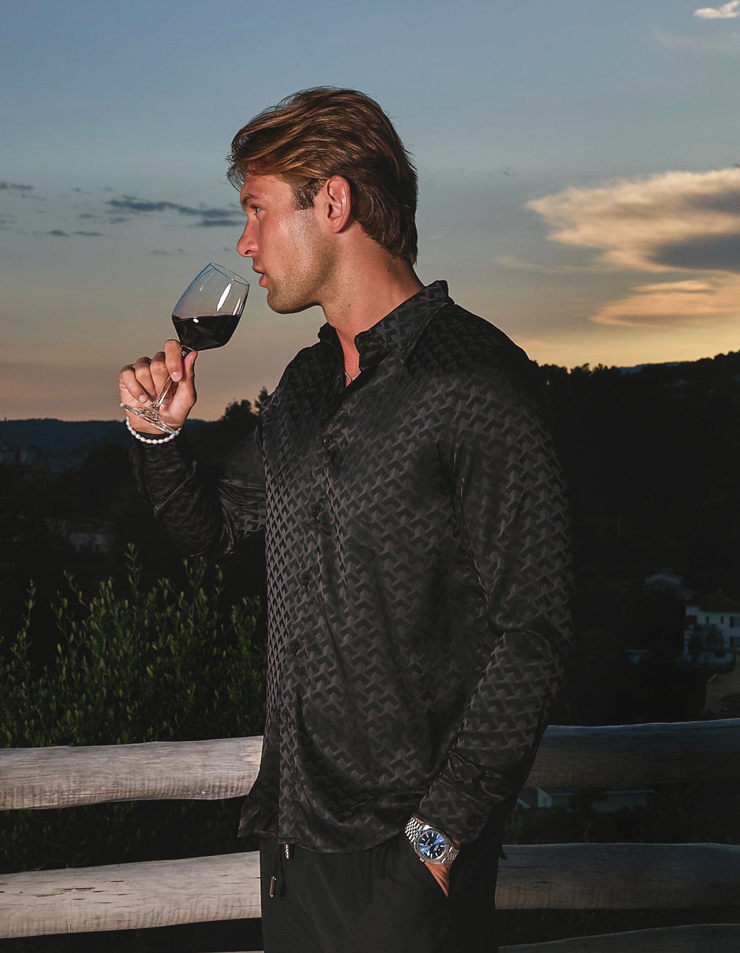 Panther Black Mono Shirt