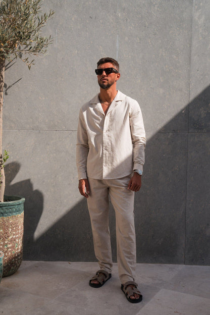 Sand Linen L/S Shirt