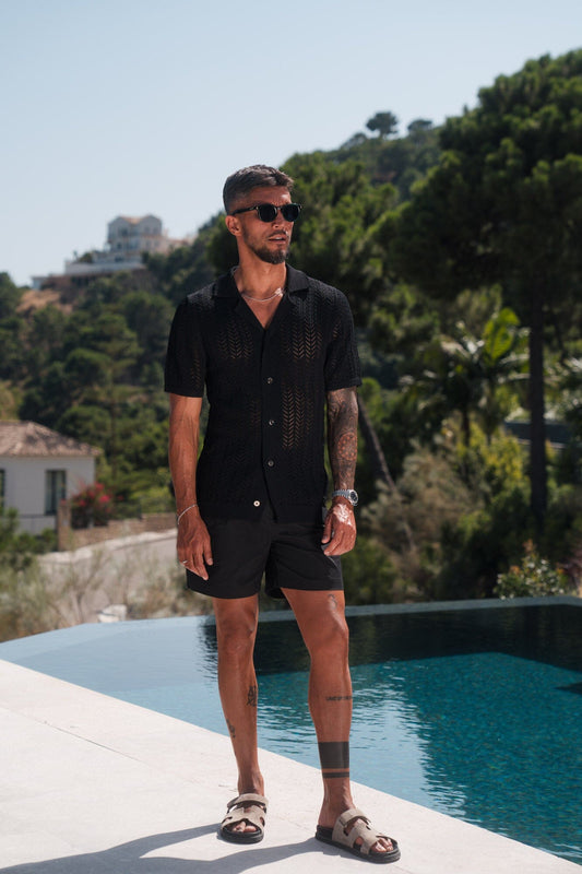 Black Cuban Shirt