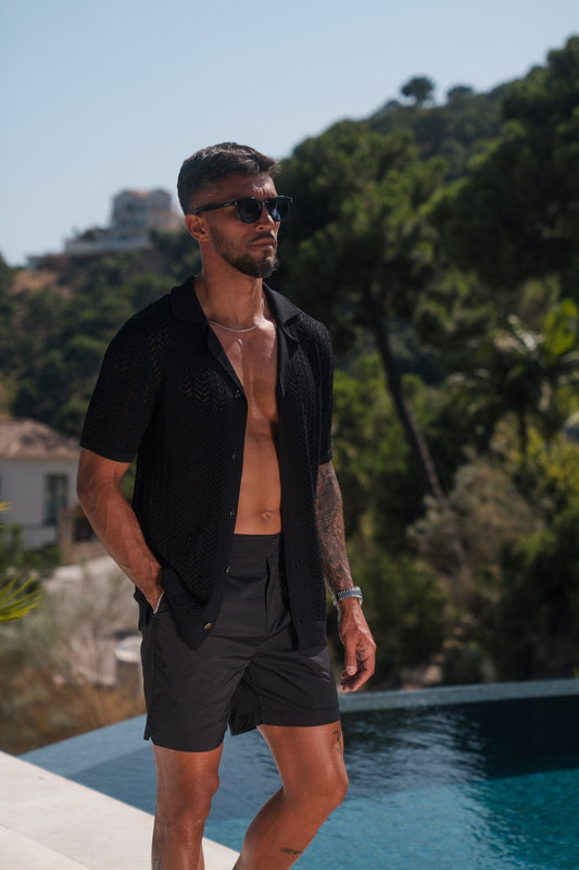 Black Cuban Shirt