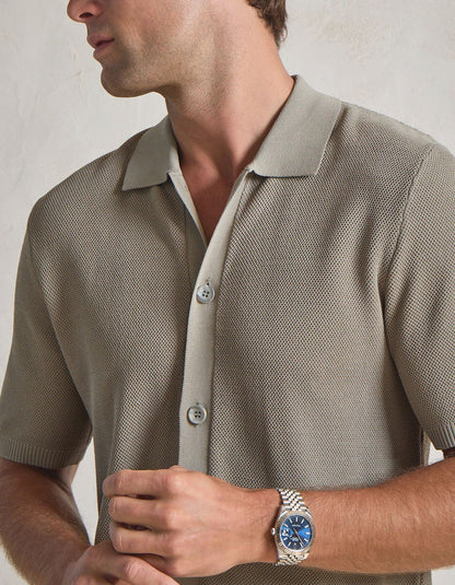 Theo Button Knitted Shirt