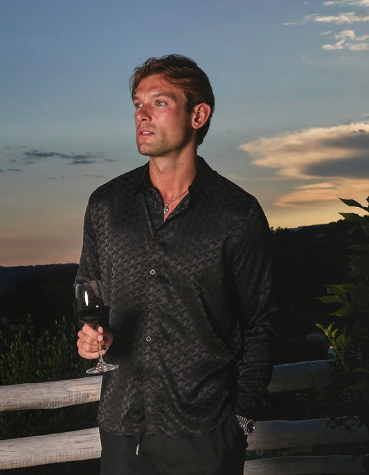 Panther Black Mono Shirt